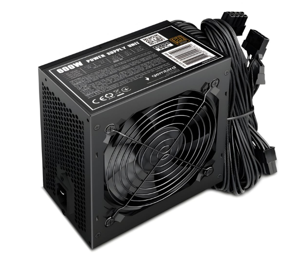 Gembird Fornax 600W 80 Plus Bronze - 1280023 - zdjęcie